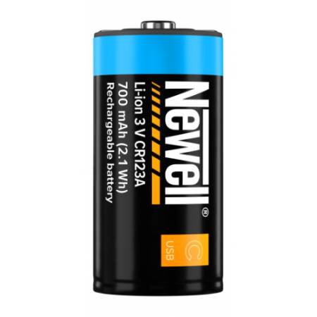 Newell CR123A USB-C - 2x akumulator/bateria CR123A, USB-C, 700mAh